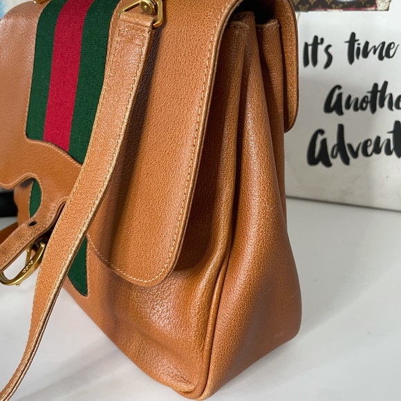 Gucci Leather 2 way bag - Picture 6 of 16